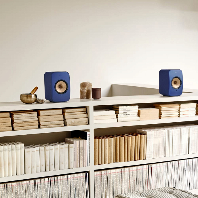 Полочная акустика KEF LSX II Lava Red + S1 Floor Stand - рис.12