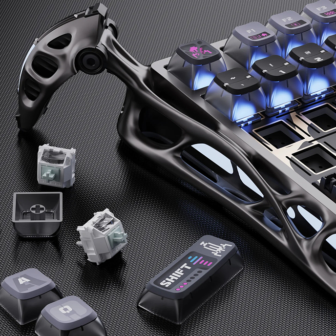 Клавиатура Gravastar Mercury K1 Pro Pink/Black - рис.11