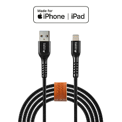 Кабель Lyambda LALm10 USB Type-A/Lightning Black