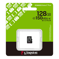 Карта памяти Kingston Canvas Select Plus Gen3 microSDXC 128 Gb