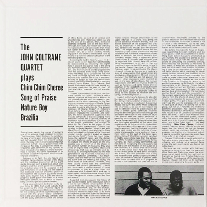 Виниловая пластинка The John Coltrane Quartet - The John Coltrane Quartet Plays LP - рис.5