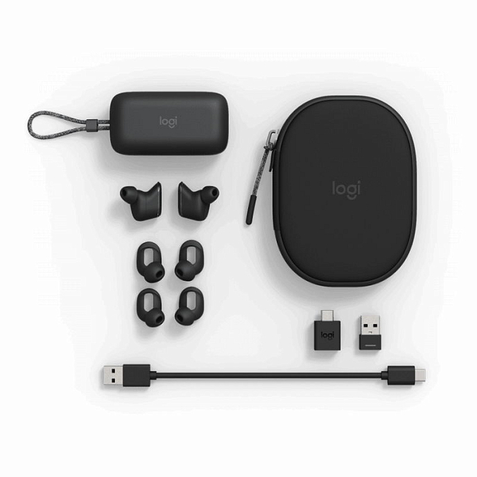 Беспроводные наушники Logitech Zone True Wireless Earbuds Black - рис.4