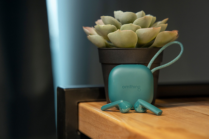 Беспроводные наушники 1MORE Omthing AirFree Pods True Wireless Green - рис.1