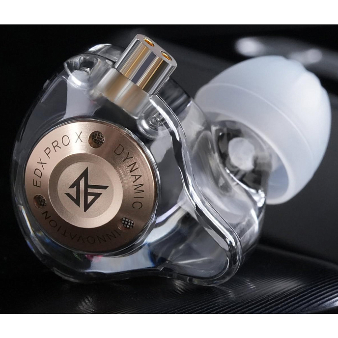 Наушники внутриканальные KZ EDX PRO X with mic Gray - рис.2