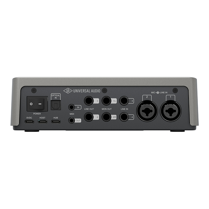 Аудиоинтерфейс Universal Audio Volt 4 Max Silver Black - рис.2