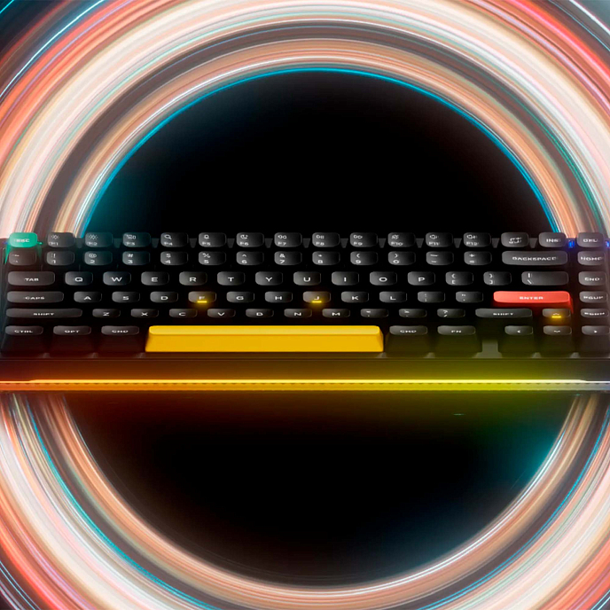 Клавиатура NuPhy Halo75 V2 QMK Mint Switch Obsidian Black - рис.7