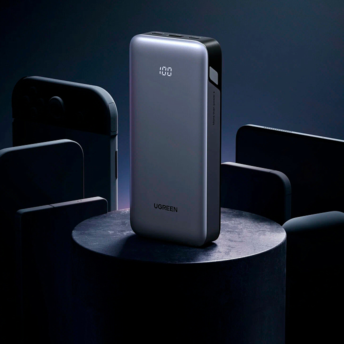 Портативный аккумулятор UGREEN PB532 20000mAh 30W Grey Cosmos - рис.6