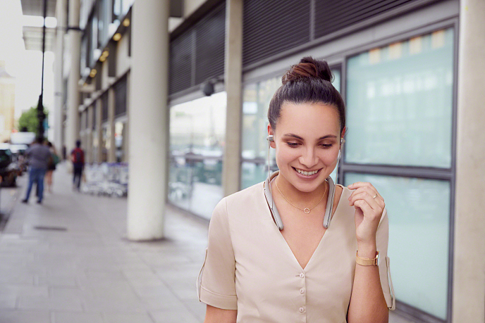 Наушники Sony WI-1000X Gold - рис.9