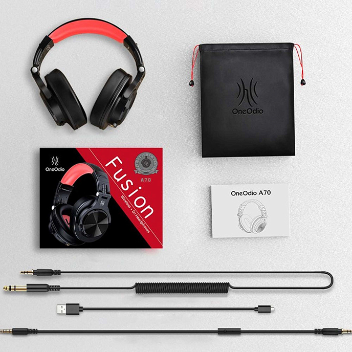 Беспроводные наушники OneOdio A70 Red - рис.3