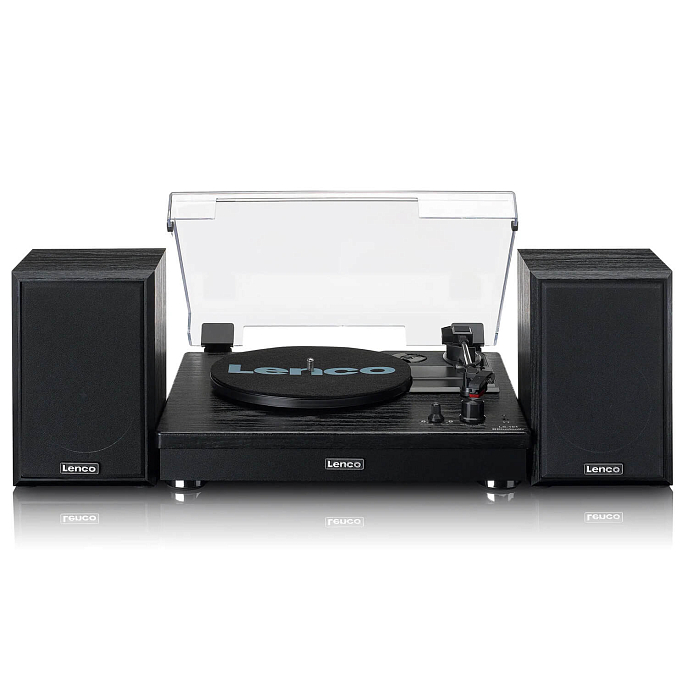 Проигрыватель винила Lenco LS-101 Black - рис.0