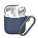 Чехол для наушников Deppa Case for AirPods carbine Blue - рис.0