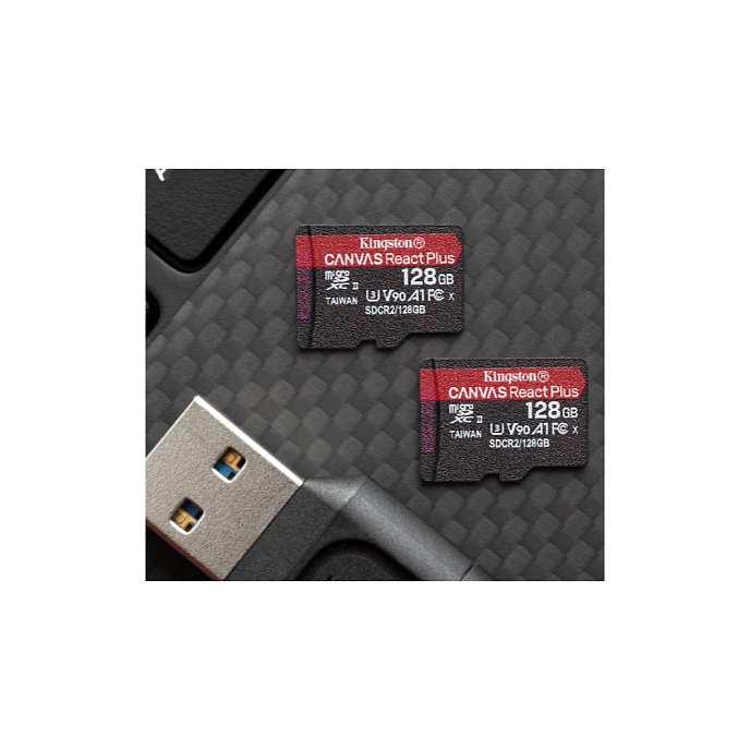 Карта памяти Kingston Canvas React Plus 128GB - рис.3