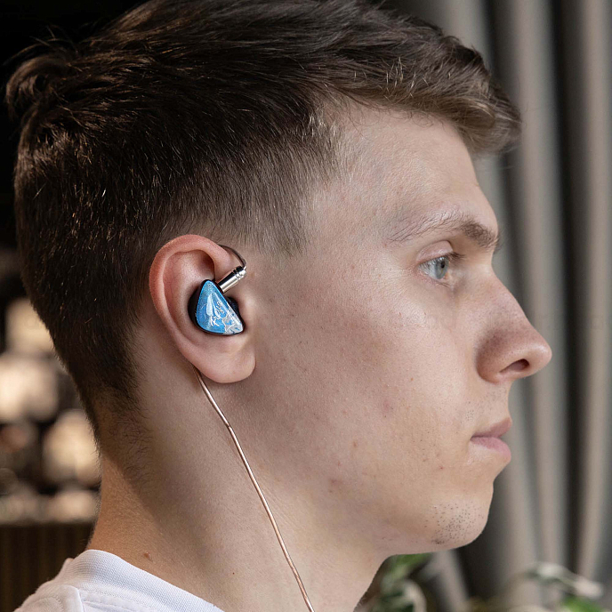 IEM наушники Kinera Freya Blue Snow Mountian - рис.16