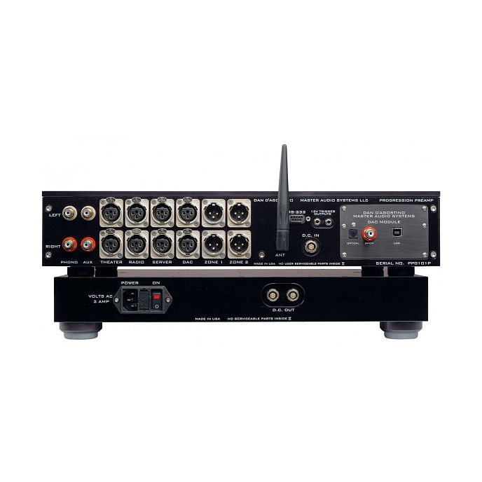 Предусилитель Dan DAgostino Progression Preamplifier with DAC Black - рис.1