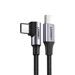 Кабель Ugreen US255 USB-C - USB-C Black/Grey 1m