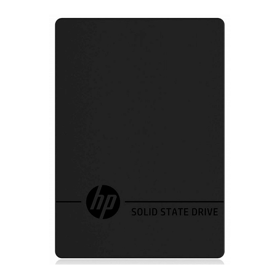 Внешний жесткий диск Hewlett Packard HP P600 1Тб SSD Black - рис.0