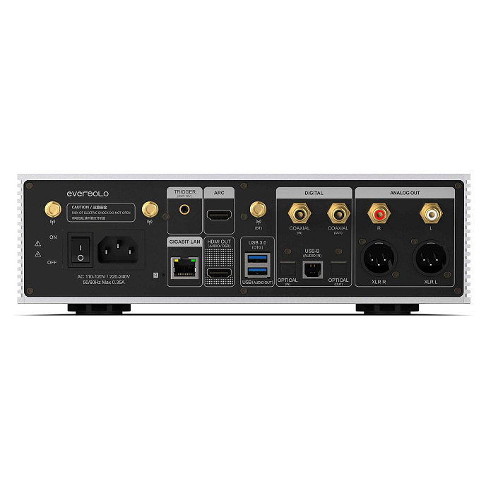 Сетевой аудиоплеер Eversolo DMP-A6 Master Edition Gen 2 Silver - рис.1