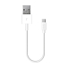 Кабель Deppa USB-A-USB-C 2.4A 1.2m White - рис.0