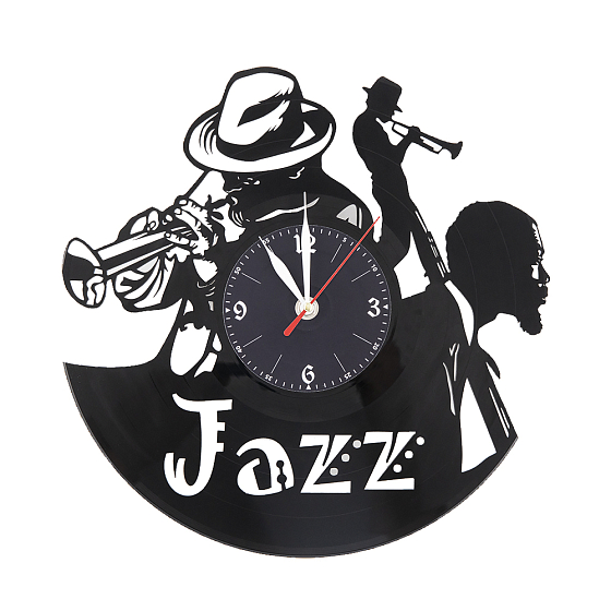 Часы VinylLab Часы из виниловых пластинок Jazz - рис.0