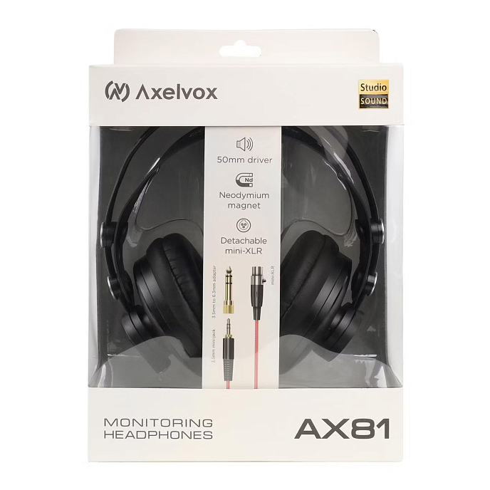 Наушники полноразмерные Axelvox AX81 Black - рис.10