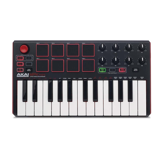 MIDI-клавиатура AKAI PRO MPK Mini MK2 USB - рис.0
