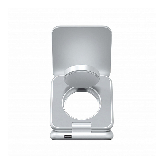Беспроводная зарядка Magssory Fold for Samsung Silver - рис.2