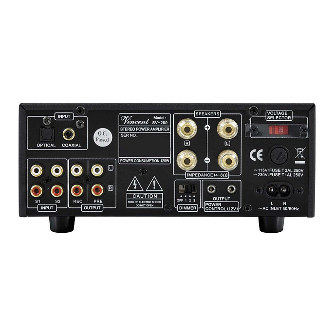 Интегральный усилитель Vincent SV-200 BL Black - рис.1