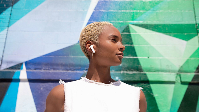 Беспроводные наушники uBear VIBE True Wireless Headset White - рис.5