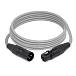 Кабель HeadMade Pro XLR-F - XLR-M Grey 3m - рис.0 Кабель HeadMade Pro XLR-F - XLR-M Grey 3m - рис.0