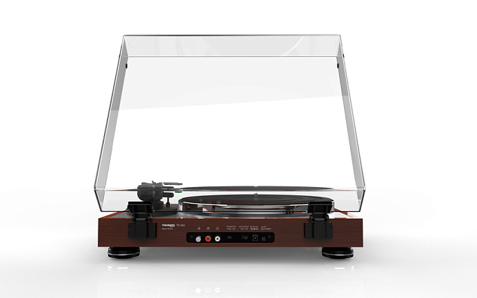Проигрыватель винила Thorens TD-402 DD Highgloss Walnut - рис.3