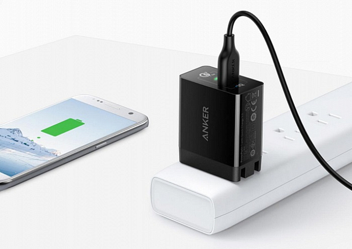 Сетевое зарядное устройство Anker PowerPort+ Quick Charge 3.0 A2013L11 Black - рис.1