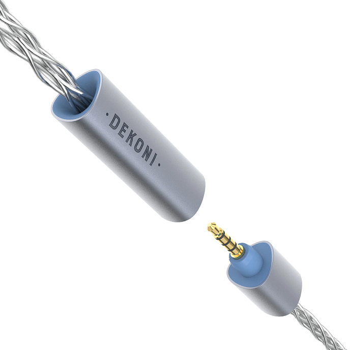 Кабель Dekoni Audio Ensemble USB-C DAC/AMP 52 length Braided Silver - рис.3