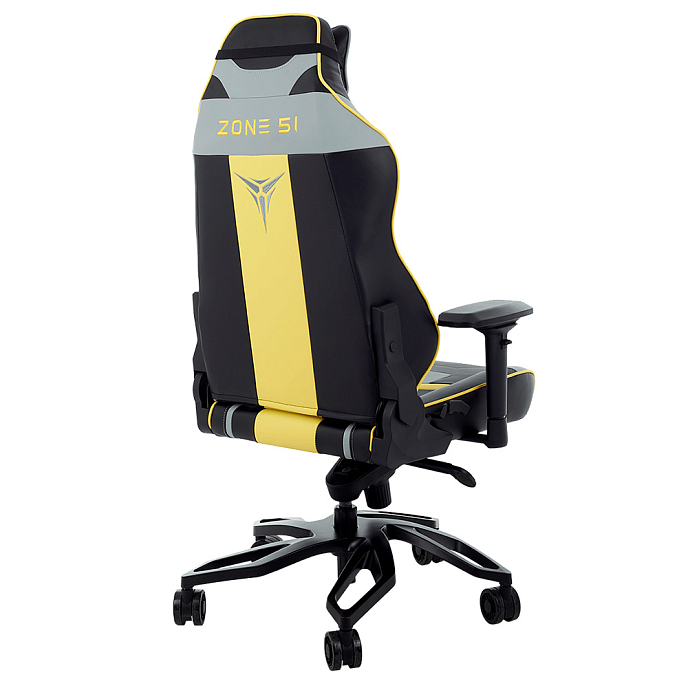 Компьютерное кресло ZONE 51 Cyberpunk Yellow / Grey - рис.4