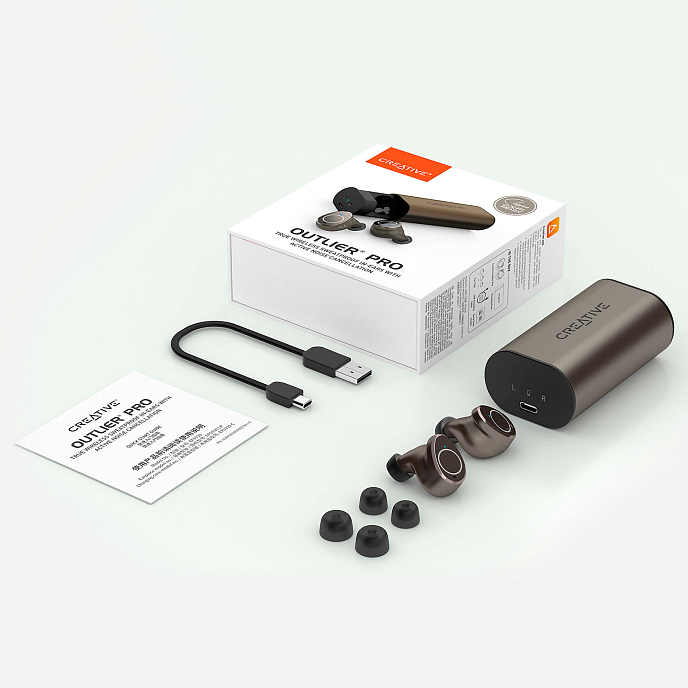 Беспроводные наушники Creative Outlier PRO gold tws внутриканальные наушники (SN 27056552145644237648)_Уценка - рис.9