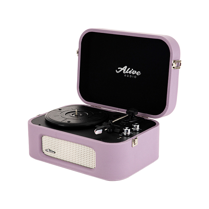 Проигрыватель винила Alive Audio STORIES (STR-06) lilac виниловый проигрыватель_(SN 25921460646831722919)_Уценка - рис.0