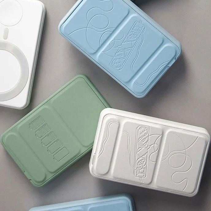 Портативный аккумулятор Art.Lebedev Пауэрбанкус black внешний аккумулятор c беспроводной зарядкой 5000 mah (рис. заряд)_OpenBox - рис.5