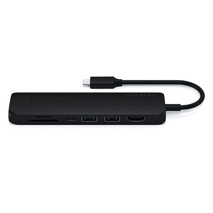 USB HUB Satechi Type-C Slim Multiport with Ethernet Adapter Black - рис.3