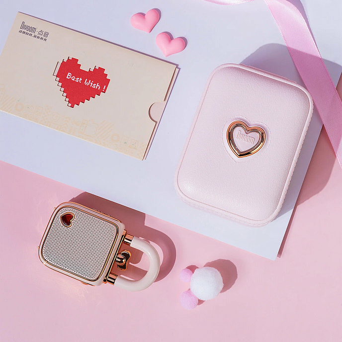 Портативная колонка Divoom LoveLock Pink - рис.7