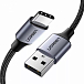 Кабель UGREEN US288 USB-A - USB-C Cable 1m Black - рис.1