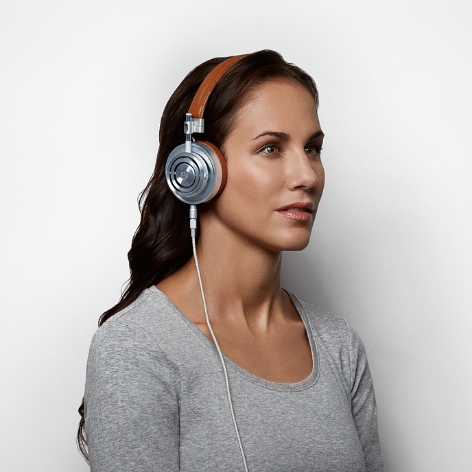 Наушники Master&Dynamic MH30 silver/brown leather - рис.5