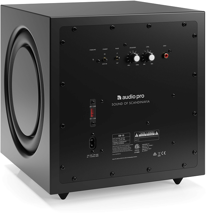 Сабвуфер Audio Pro SW-10 black активный сабвуфер_OpenBox - рис.1
