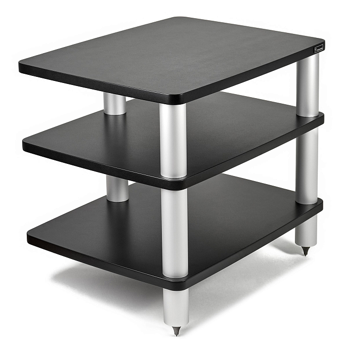Стойка для Hi-Fi Radiotehnika Gorizont Three (225+225) Black Silver - рис.2
