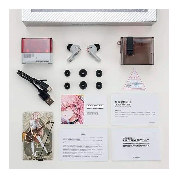 Беспроводные наушники MoonDrop Ultrasonic White - рис.7