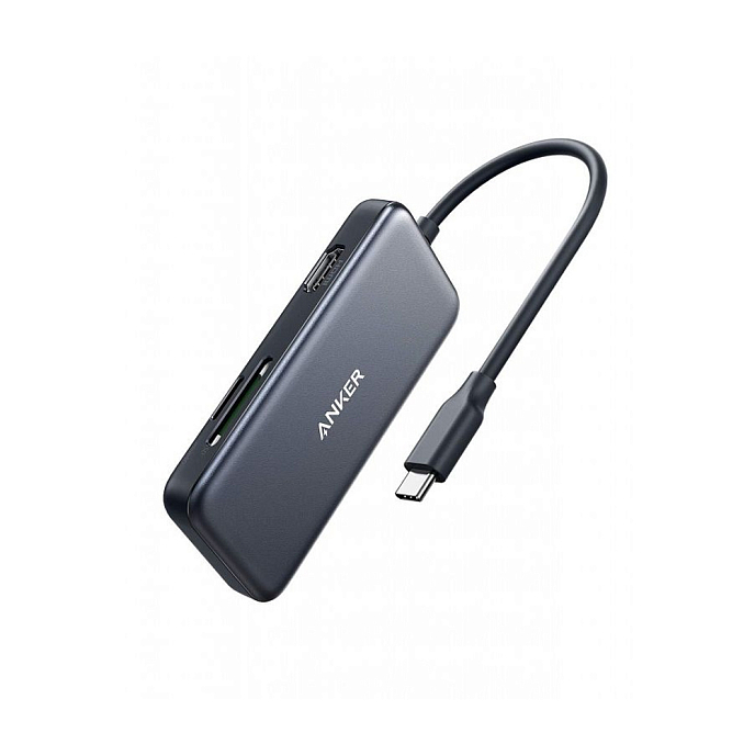 USB HUB Anker USB-C Hub Premuim Grey - рис.0