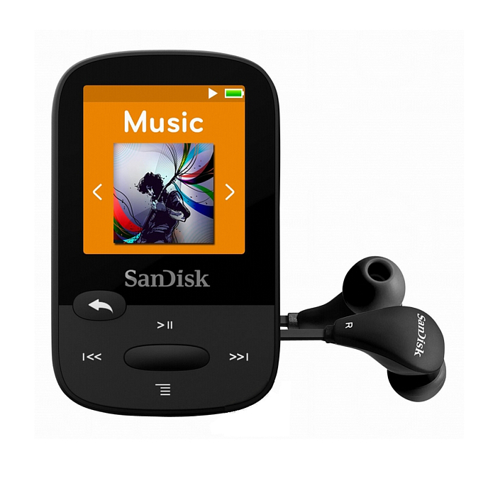 Плеер SanDisk Sansa Clip Sports 8GB Black - рис.0