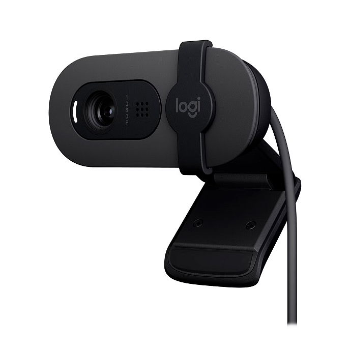Видеокамера Logitech Webcam HD BRIO 90 Black - рис.0