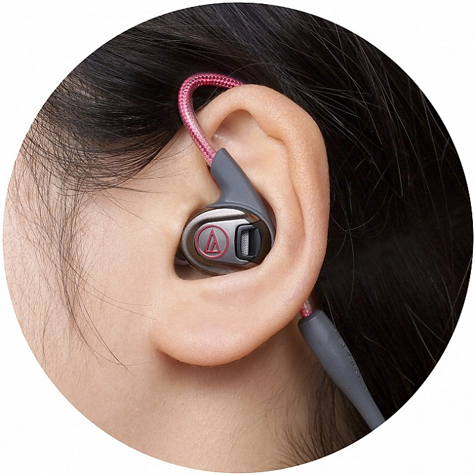 Наушники AUDIO-TECHNICA ATH-SPORT3 Red - рис.4