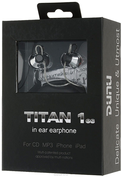 Наушники внутриканальные DUNU DN-Titan1 ES Silver - рис.8