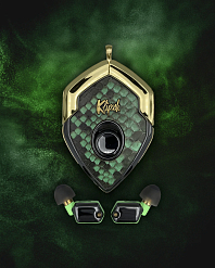 Беспроводные наушники T10 Bespoke Edition Green Anaconda