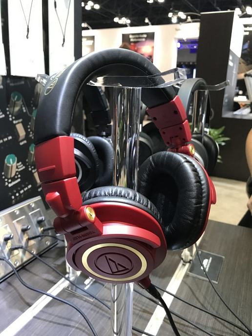 Наушники полноразмерные Audio-Technica ATH-M50xRD Red - рис.8
